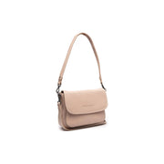Miloa Full-Grain Leather Shoulder Bag til Kvinder in Classic 100% Full-Grain Leather - Full Exterior Front Profile View | Buy Online