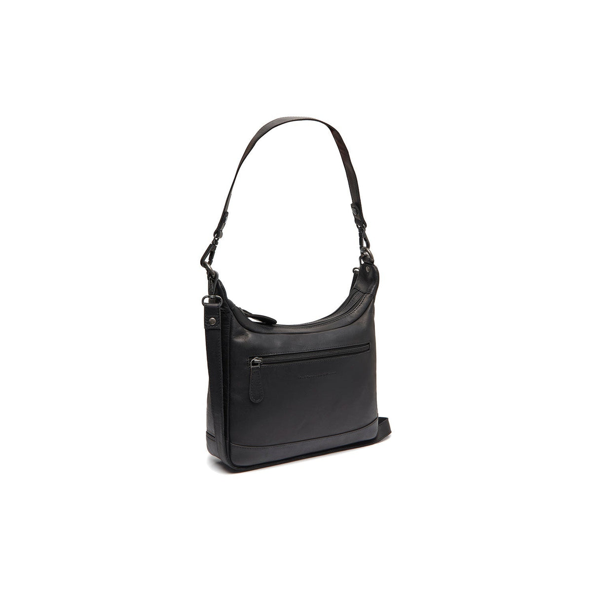 Mirave Full-Grain Leather Shoulder Bag til Kvinder in Classic 100% Full-Grain Leather - Full Exterior Front Profile View | Buy Online