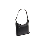 Mirave Full-Grain Leather Shoulder Bag til Kvinder in Classic 100% Full-Grain Leather - Full Exterior Front Profile View | Buy Online