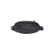 Solid Antique Brass Hardware &amp; Heavy-Duty Dual Zipper Detail on Olvia Full-Grain Leather Shoulder Bag til Kvinder