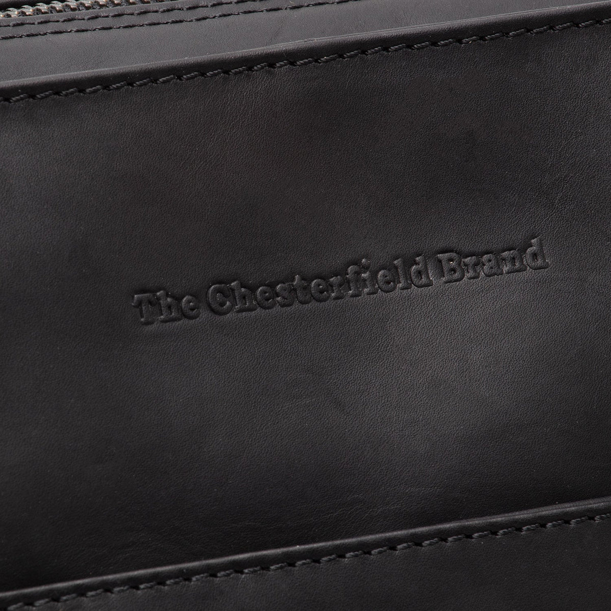 
Classic 100% Full-Grain leather Bag - Bagfra med forstærkede læderremme og syninger