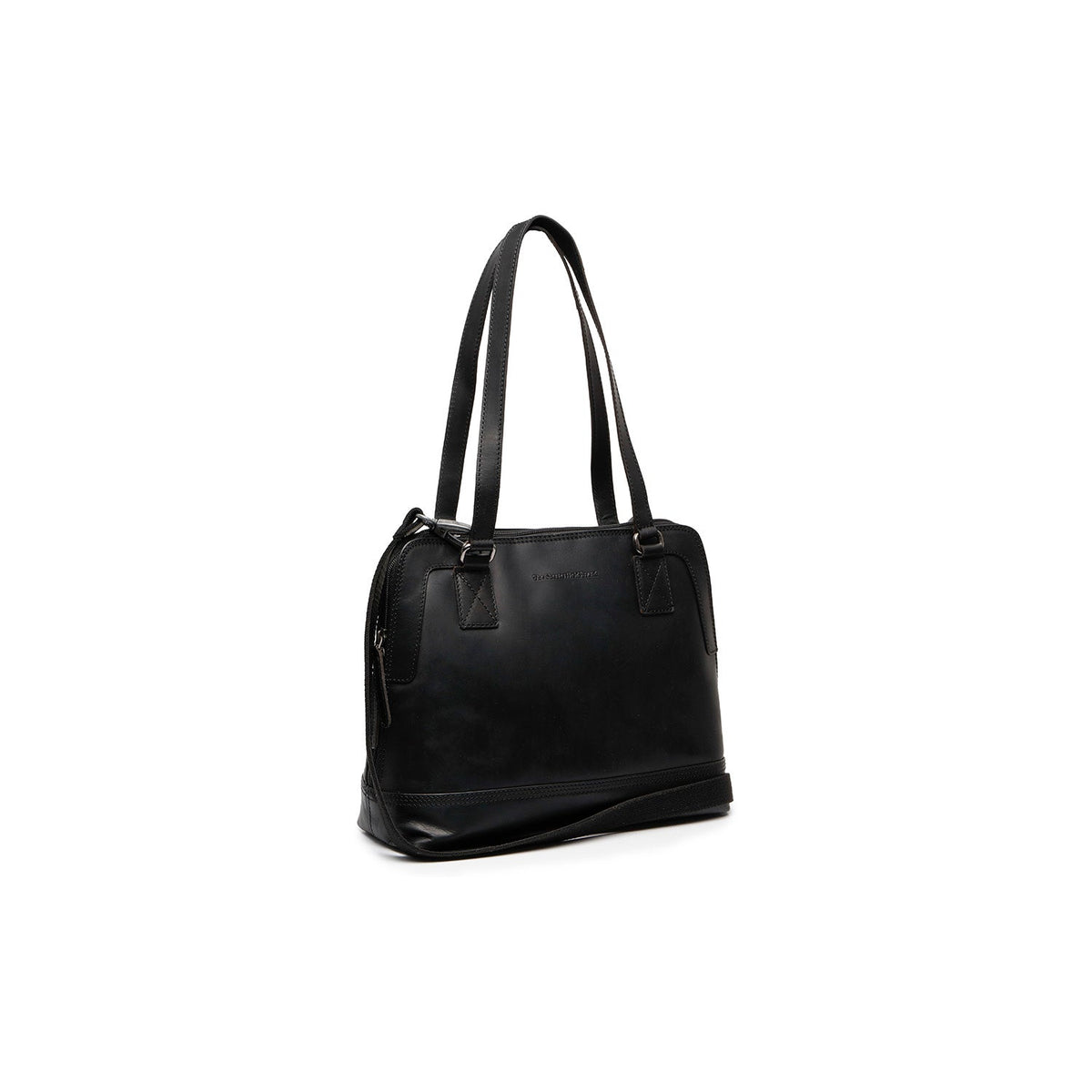 Seron Full-Grain Leather Shoulder Bag til Kvinder in Classic 100% Full-Grain Leather - Full Exterior Front Profile View | Buy Online