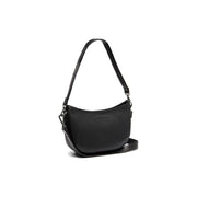 Valentano Full-Grain Leather Shoulder Bag til Kvinder in Tan 100% Full-Grain Leather - Full Exterior Front Profile View | Buy Online