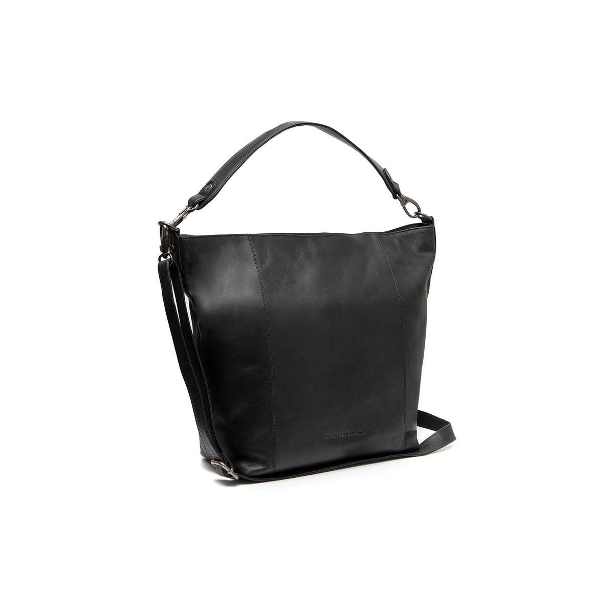 Zira Full-Grain Leather Shoulder Bag til Kvinder in Classic 100% Full-Grain Leather - Full Exterior Front Profile View | Buy Online