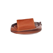Cognac Leather Sling Bag Bowey til Kvinder, detail view 3