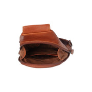 Cognac Leather Sling Bag Bowey til Kvinder, detail view 4