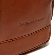 Cognac Leather Sling Bag Riga til Kvinder, detail view 4