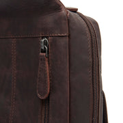 Brown Leather Sling Bag Turelle til Kvinder, detail view 3