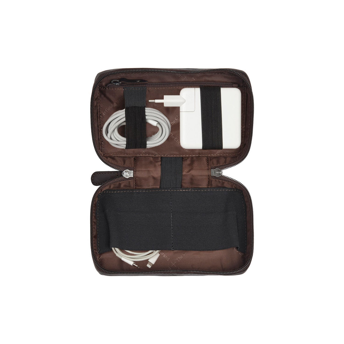 Tailored Rib Cuffs &amp; Hem Craftsmanship Construction Detail on Leather Tech-Organizer Ardan til Kvinder