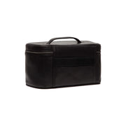 Tailored Rib Cuffs &amp; Hem Craftsmanship Construction Detail on Limone Full-Grain Leather Toiletry Bag til Kvinder