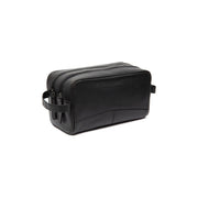 Stacey Full-Grain Leather Toiletry Bag til Kvinder in Classic 100% Full-Grain Leather - Front Profile View &amp; Tailored Silhouette | Buy Online