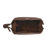 Vince Full-Grain Leather Toiletry Bag til Kvinder – alternate product view 3