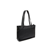 Adana Full-Grain Leather Tote Bag til Kvinder in Classic 100% Full-Grain Leather - Full Exterior Front Profile View | Buy Online