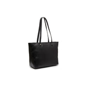 Astano Full-Grain Leather Tote Bag til Kvinder in Tan 100% Full-Grain Leather - Full Exterior Front Profile View | Buy Online