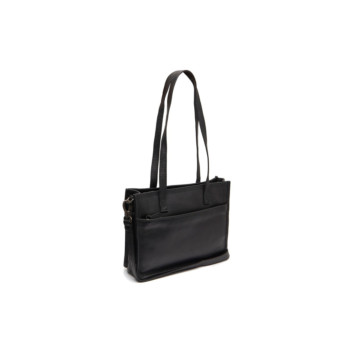 Estella Full-Grain Leather Tote Bag til Kvinder in Classic 100% Full-Grain Leather - Full Exterior Front Profile View | Buy Online
