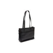 Estella Full-Grain Leather Tote Bag til Kvinder in Classic 100% Full-Grain Leather - Full Exterior Front Profile View | Buy Online