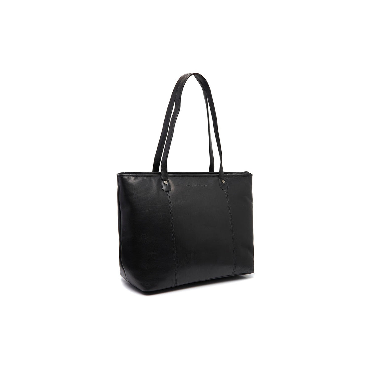 
Ferrera Tote bag i læder i klassisk 100% kernelæder - Full Exterior Forfra med skræddersyet silhuet | Køb online