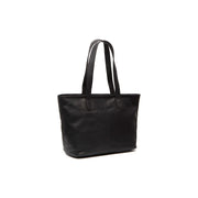 Monza Full-Grain Leather Tote Bag til Kvinder in Classic 100% Full-Grain Leather - Full Exterior Front Profile View | Buy Online