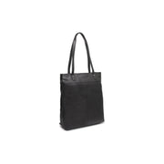 Solvia Full-Grain Leather Tote Bag til Kvinder in Classic 100% Full-Grain Leather - Full Exterior Front Profile View | Buy Online