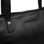Classic 100% Full-Grain leather Bag - Rear Perspective Showing Reinforced Leather Straps &amp; Stitching