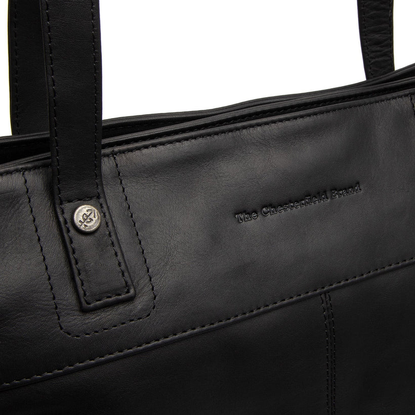 Solvia Full-Grain Leather Tote Bag til Kvinder