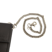 Solid Antique Brass Hardware &amp; Heavy-Duty Dual Zipper Detail on Elba Full-Grain Leather Waiter Wallet til Kvinder