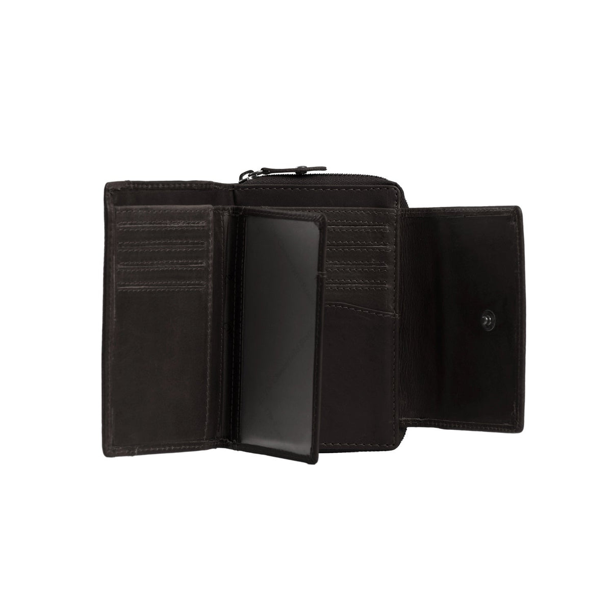 Ascot Full-Grain Leather Wallet til Kvinder – alternate product view 3