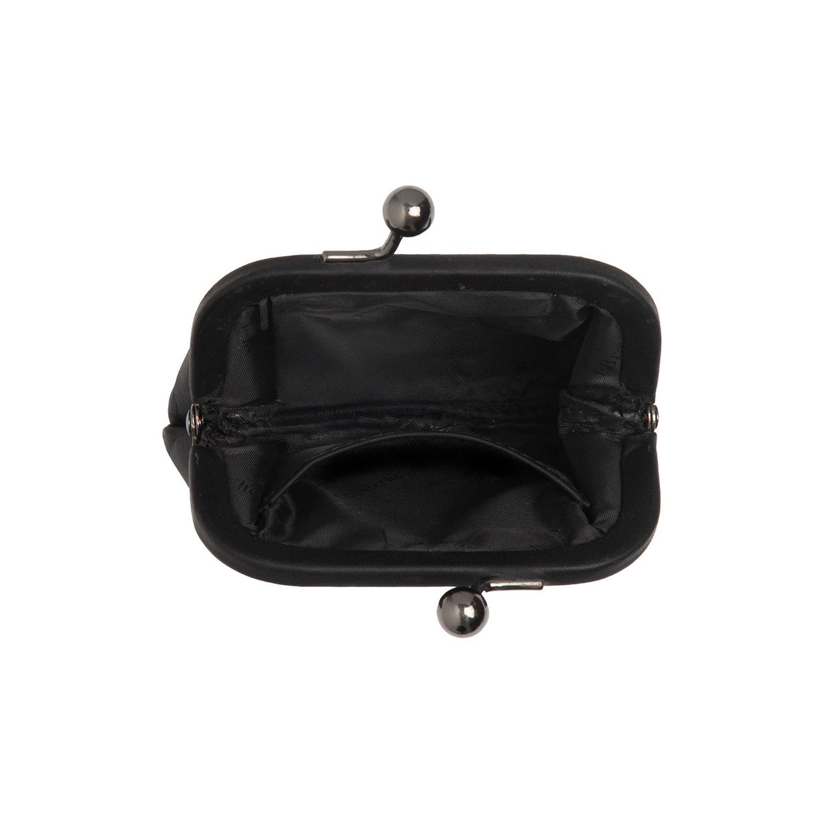 Calvia Full-Grain Leather Wallet til Kvinder - Structured Side Profile Showing Gusset Depth &amp; Expansion Capacity