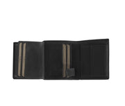 Carl Full-Grain Leather Wallet til Mænd - Structured Side Profile Showing Gusset Depth &amp; Expansion Capacity