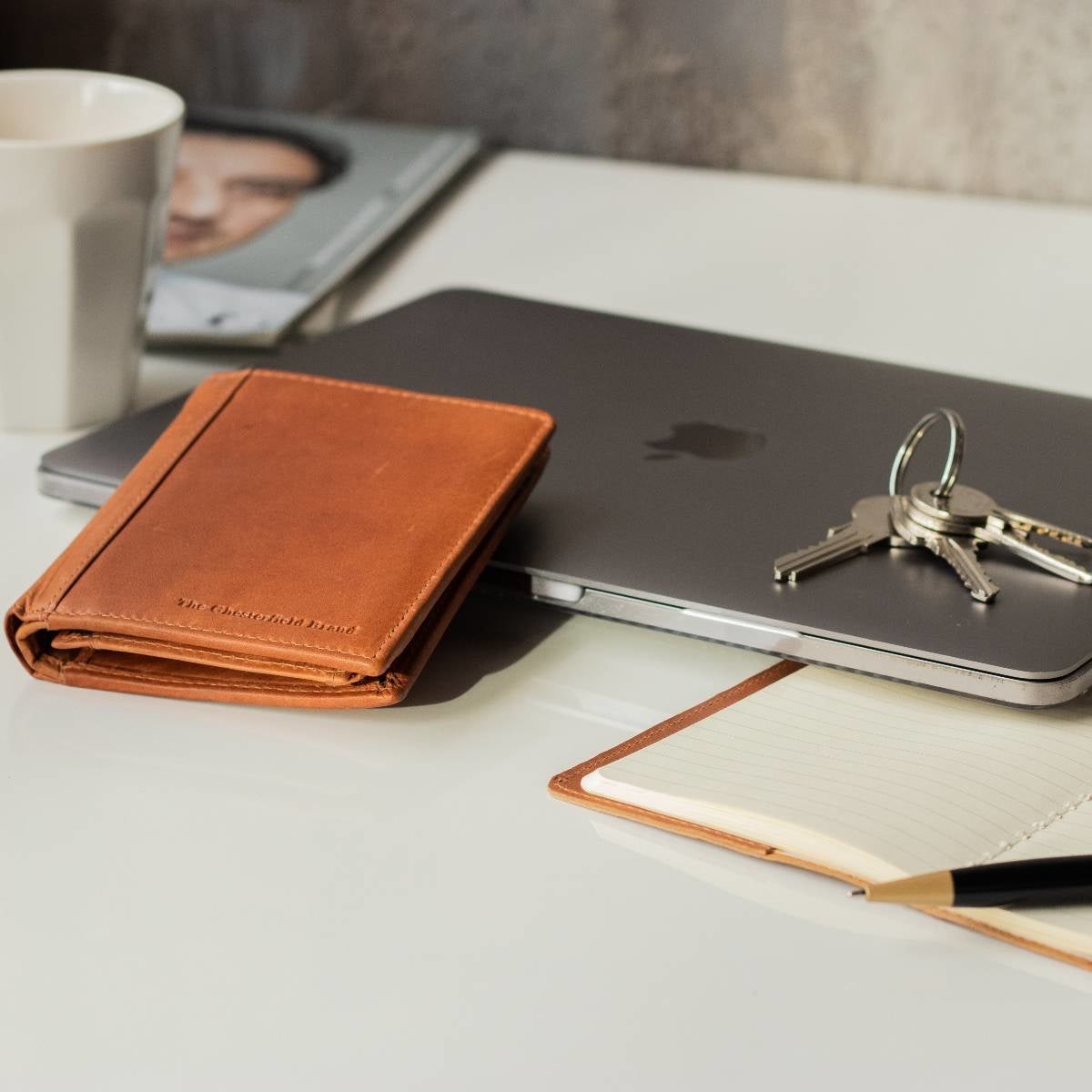 Ethel Full-Grain Leather Wallet til Kvinder – alternate product view 2
