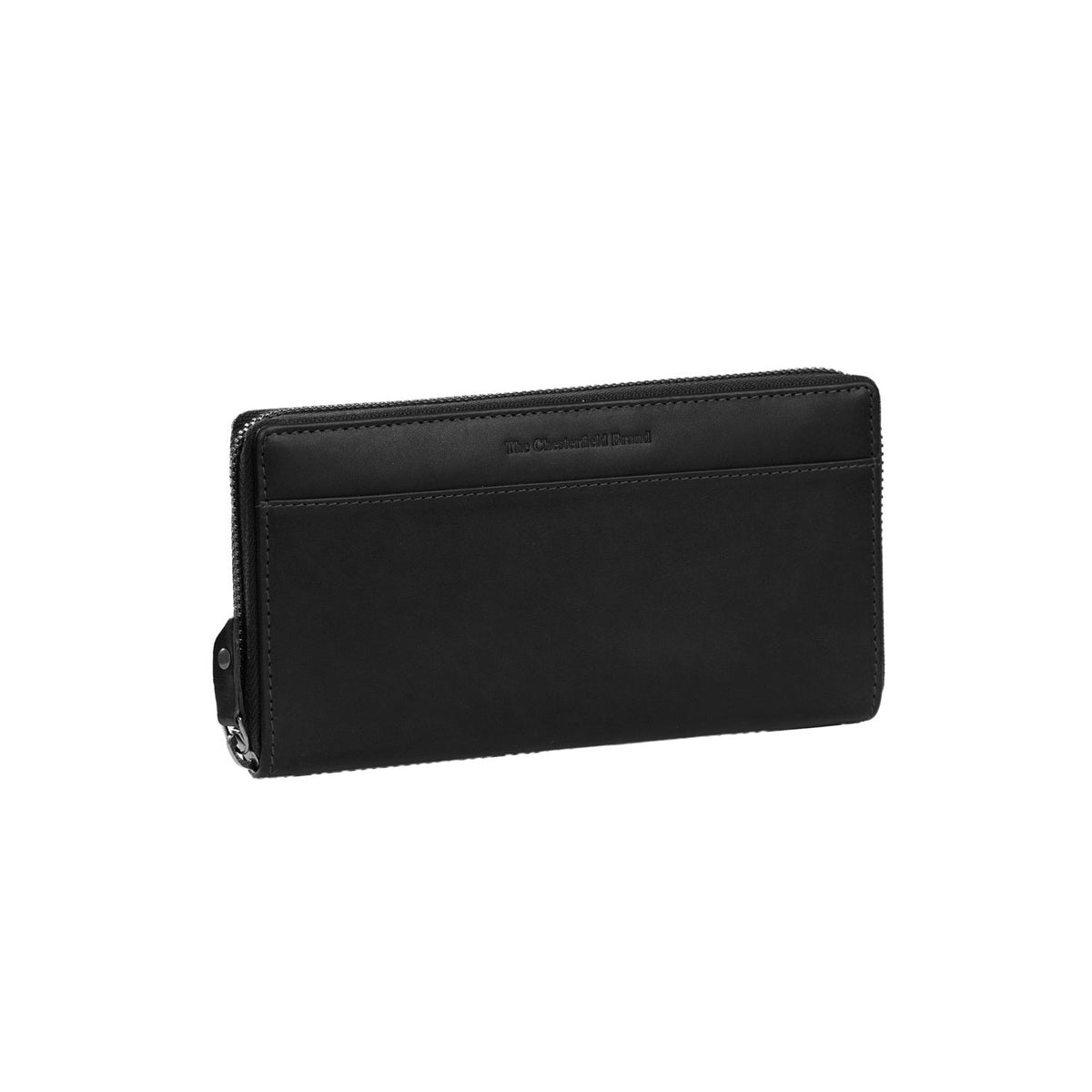 Halle Full-Grain Leather Wallet til Kvinder in Classic 100% Full-Grain Leather - Full Exterior Front Profile View | Buy Online