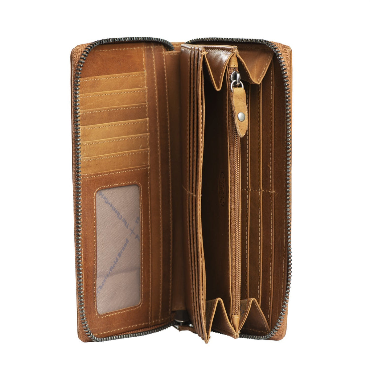 Halle Full-Grain Leather Wallet til Kvinder – alternate product view 3