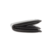 Hanson Full-Grain Leather Wallet til Mænd - Structured Side Profile Showing Gusset Depth &amp; Expansion Capacity