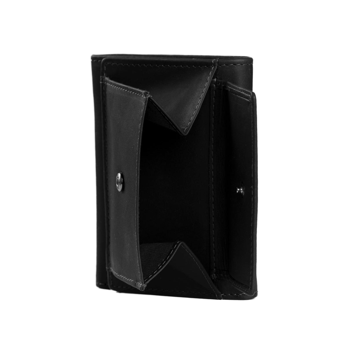 Solid Antique Brass Hardware &amp; Heavy-Duty Dual Zipper Detail on Hartfort Full-Grain Leather Wallet til Kvinder