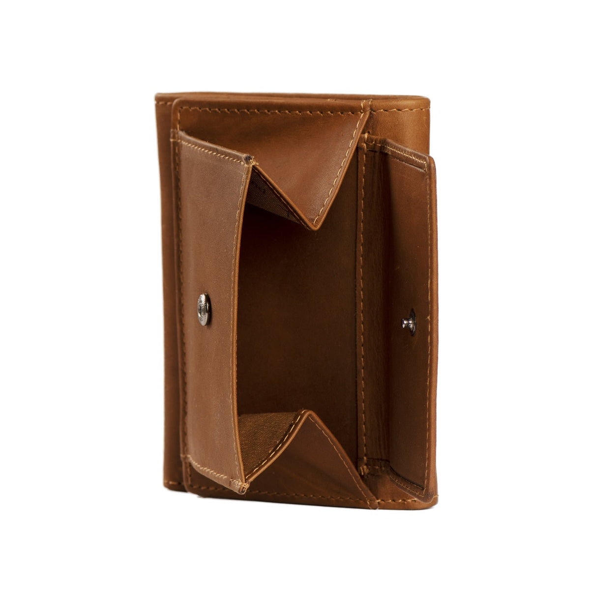 
Solid Antique Brass Hardware & Heavy-Duty Dual Zipper Detail on Harthoft Læderpung
