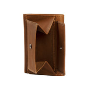 
Solid Antique Brass Hardware & Heavy-Duty Dual Zipper Detail on Harthoft Læderpung