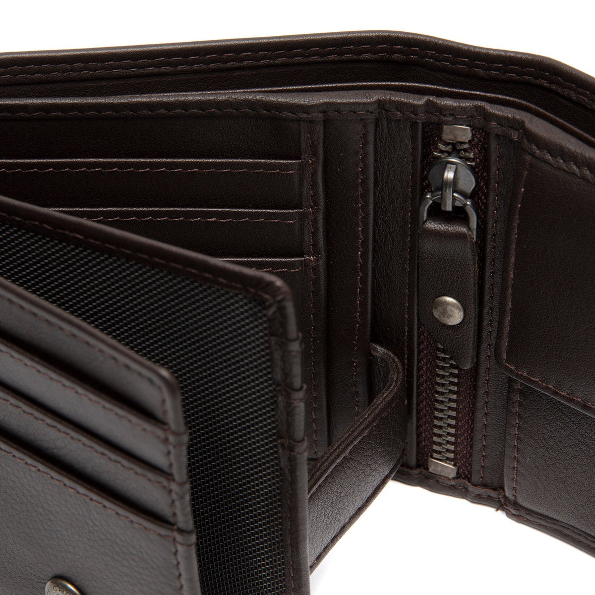 Hendrick Full-Grain Leather Wallet til Mænd – alternate product view 3