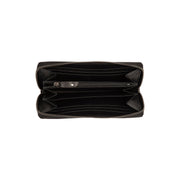 
Solid Antique Brass Hardware & Heavy-Duty Dual Zipper Detail on Livorno Læderpung