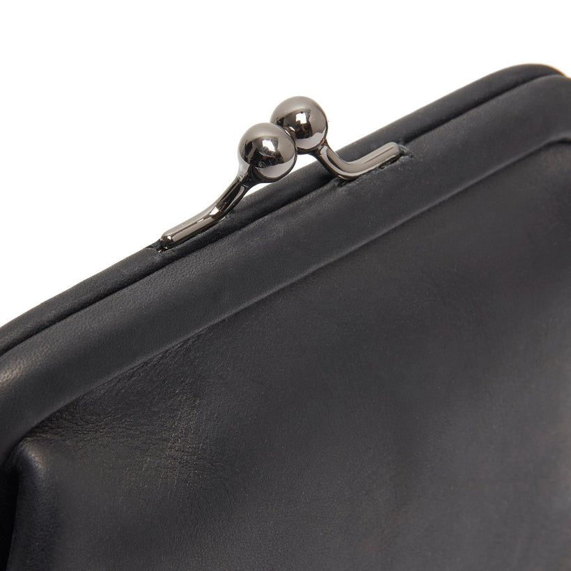 Nera Full-Grain Leather Wallet til Kvinder