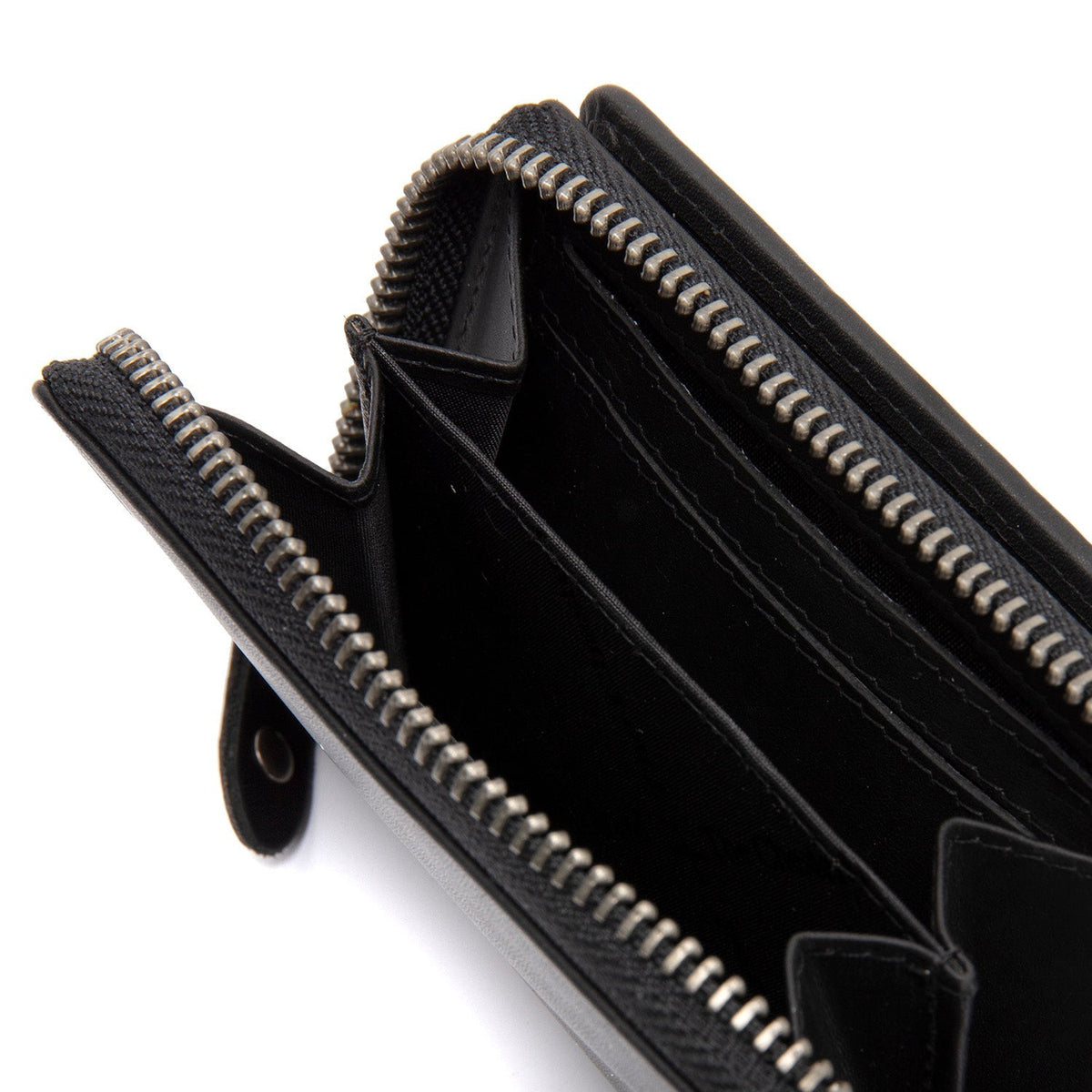 
Classic 100% Full-Grain leather Wallet - Bagfra med forstærkede læderremme og syninger