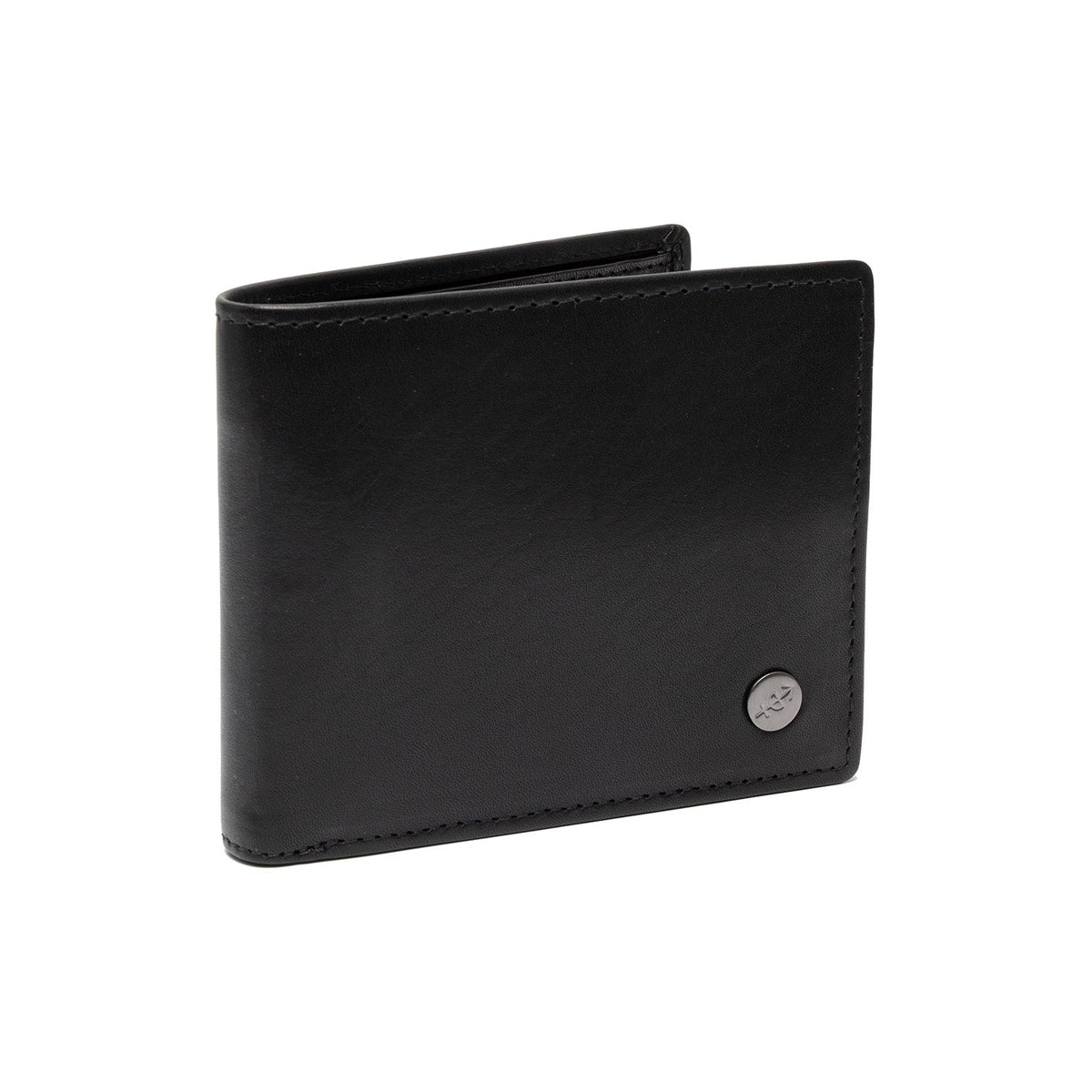 Positano Full-Grain Leather Wallet til Mænd in Tan 100% Full-Grain Leather - Full Exterior Front Profile View | Buy Online