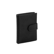 Ruby Full-Grain Leather Wallet til Kvinder in Classic 100% Full-Grain Leather - Full Exterior Front Profile View | Buy Online