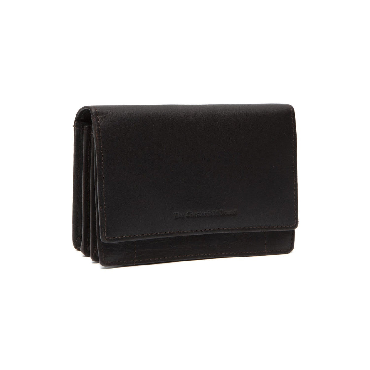 Salzburg Full-Grain Leather Wallet til Kvinder in Classic 100% Full-Grain Leather - Full Exterior Front Profile View | Buy Online