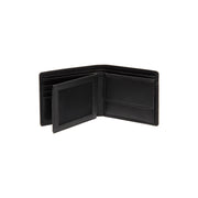 Solid Antique Brass Hardware &amp; Heavy-Duty Dual Zipper Detail on Stephens Full-Grain Leather Wallet til Mænd