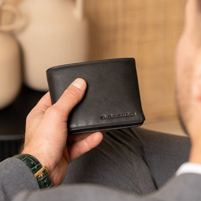 Stephens Full-Grain Leather Wallet til Mænd