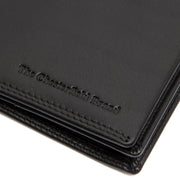 Solid Antique Brass Hardware &amp; Heavy-Duty Dual Zipper Detail on Vincent Full-Grain Leather Wallet til Mænd