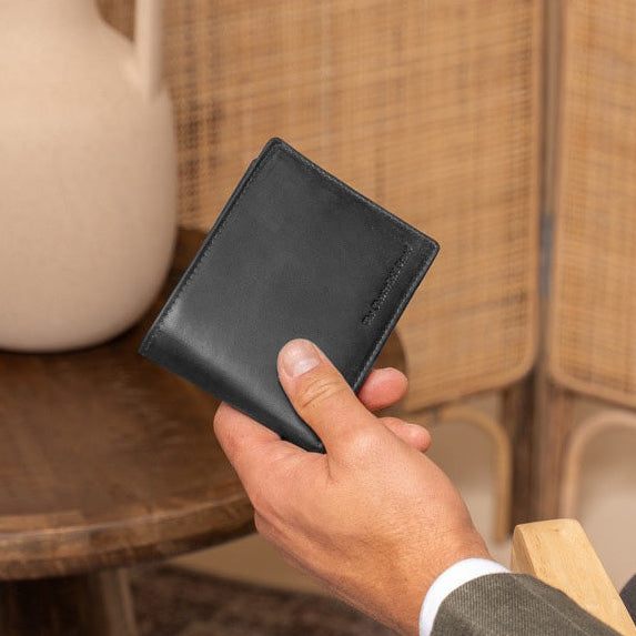 Walid Full-Grain Leather Wallet til Mænd