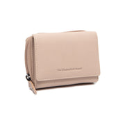 Zelan Full-Grain Leather Wallet til Kvinder in Classic 100% Full-Grain Leather - Full Exterior Front Profile View | Buy Online