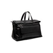 Lazio Full-Grain Leather Weekender Bag til Kvinder in Classic 100% Full-Grain Leather - Full Exterior Front Profile View | Buy Online