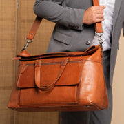 Lazio Full-Grain Leather Weekender Bag til Kvinder – alternate product view 2
